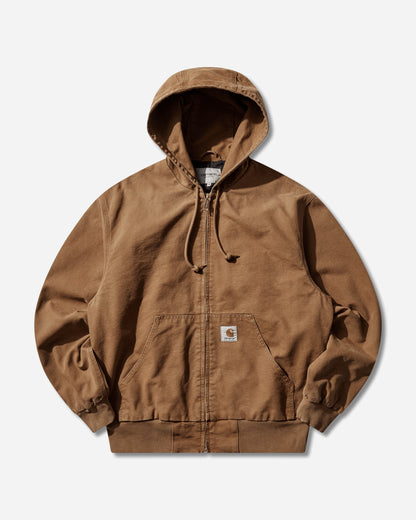 Carhartt WIP Og Active Jacket Hamilton Brown Coats and Jackets Jackets I034820 HZ4O