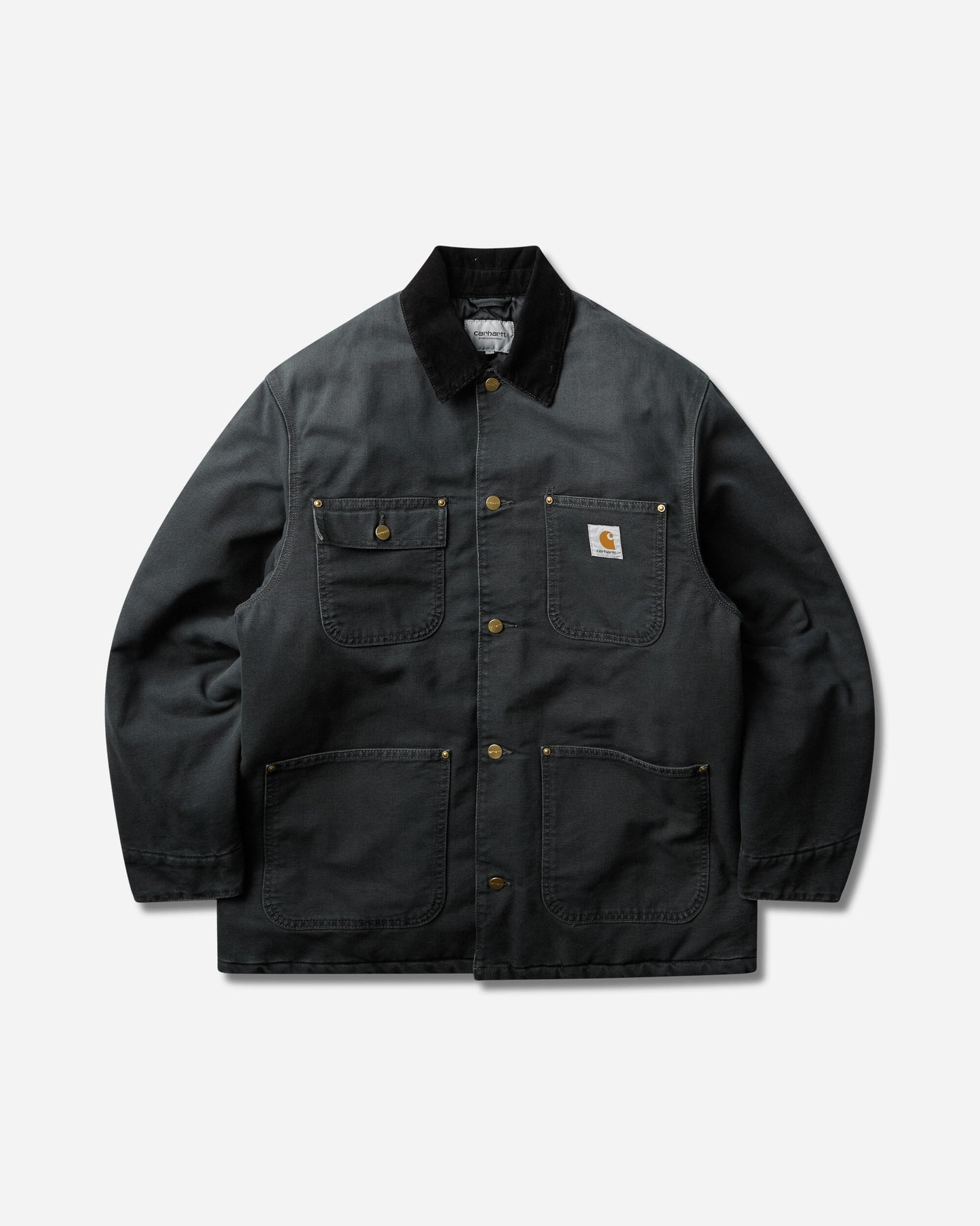 Carhartt WIP Og Chore Coat Raven/Black Coats and Jackets Jackets I035613 3WM4O