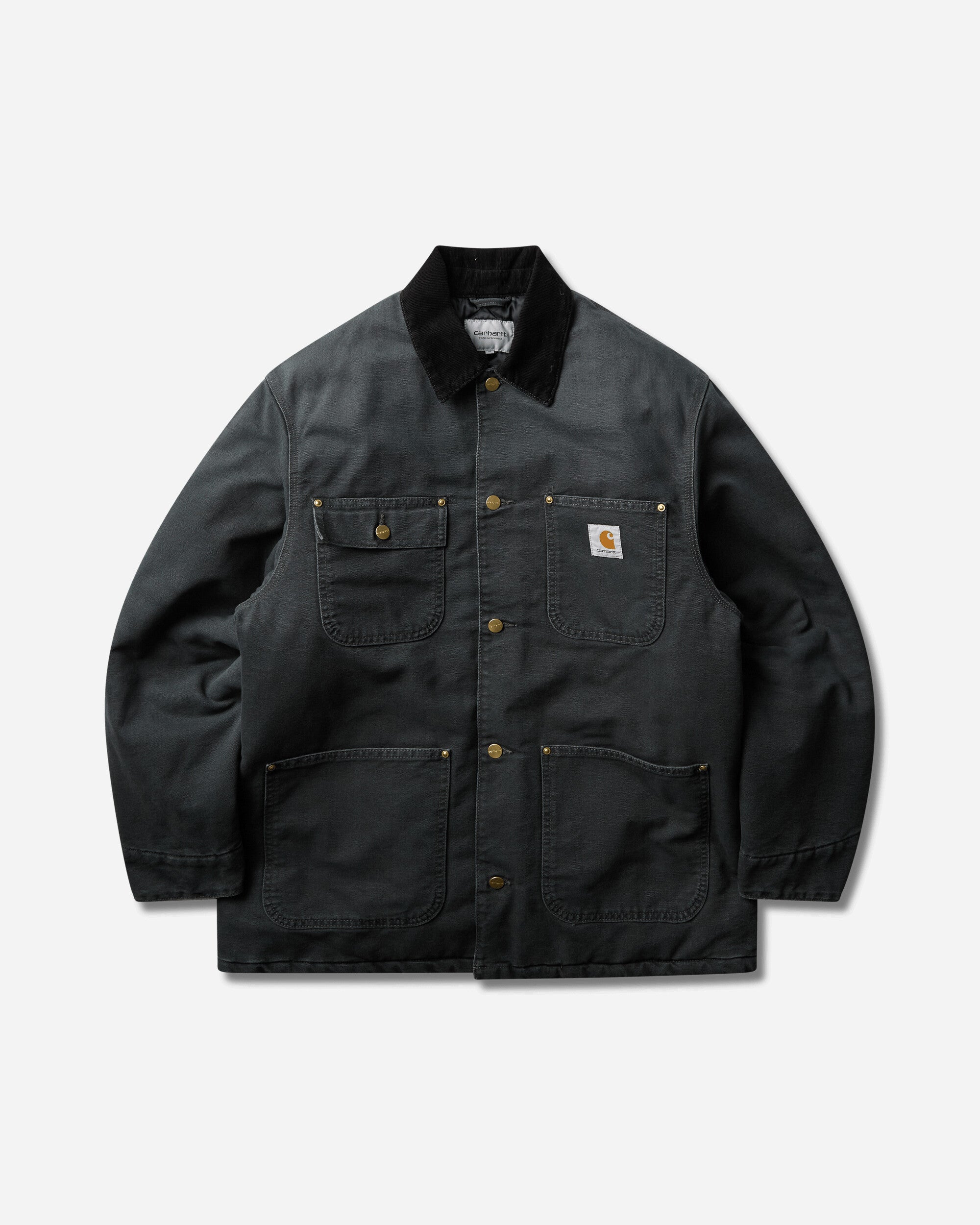 Carhartt WIP Og Chore Coat Raven/Black Coats and Jackets Jackets I035613 3WM4O