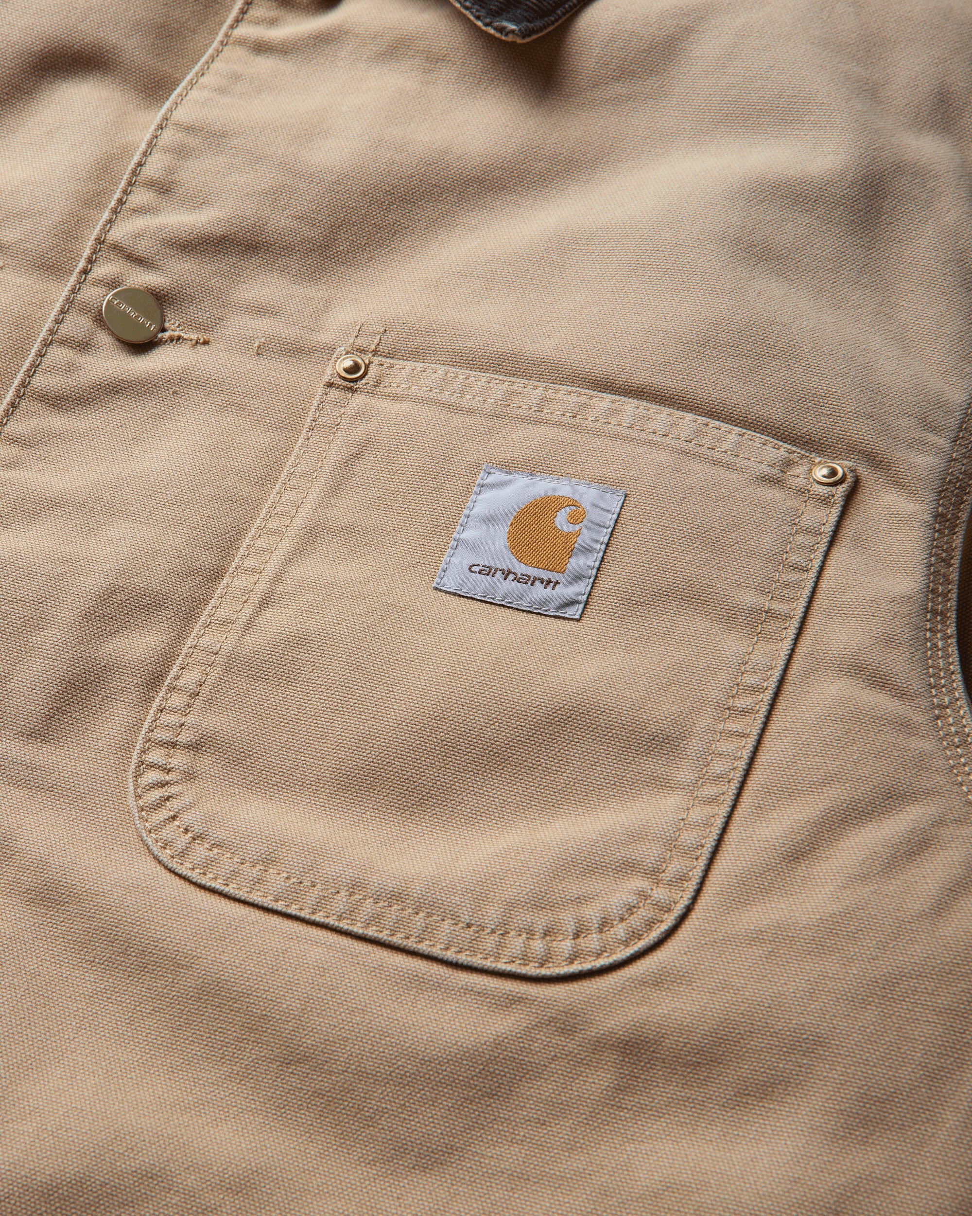 Carhartt WIP Og Chore Coat WIP Dusty H/Tobacco Coats and Jackets Jackets I035613 3WQ4O