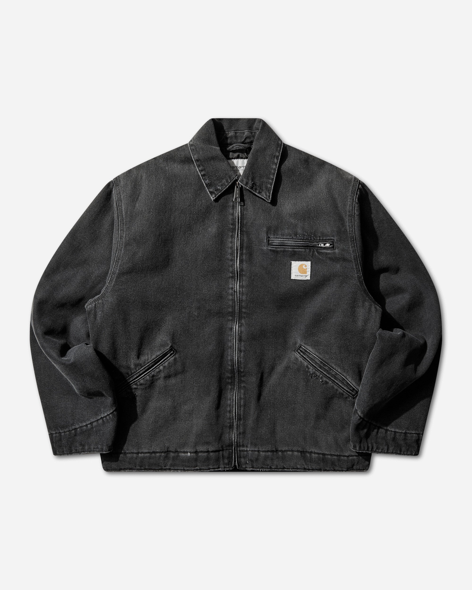 Men's OG Detroit Jacket Black (Grind Washed) – Slam Jam® Men's OG Detroit Jacket Black (Grind Washed) – Slam Jam®