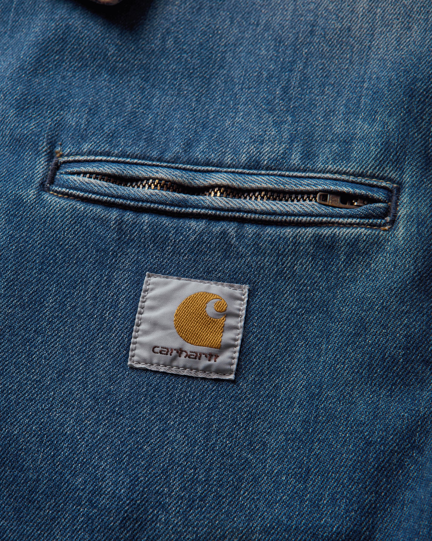 Carhartt WIP Og Detroit Jacket Blue/Dusty H Brown Coats and Jackets Jackets I037535 2XNEX