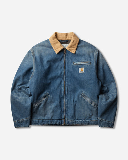 Carhartt WIP Og Detroit Jacket Blue/Dusty H Brown Coats and Jackets Jackets I037535 2XNEX