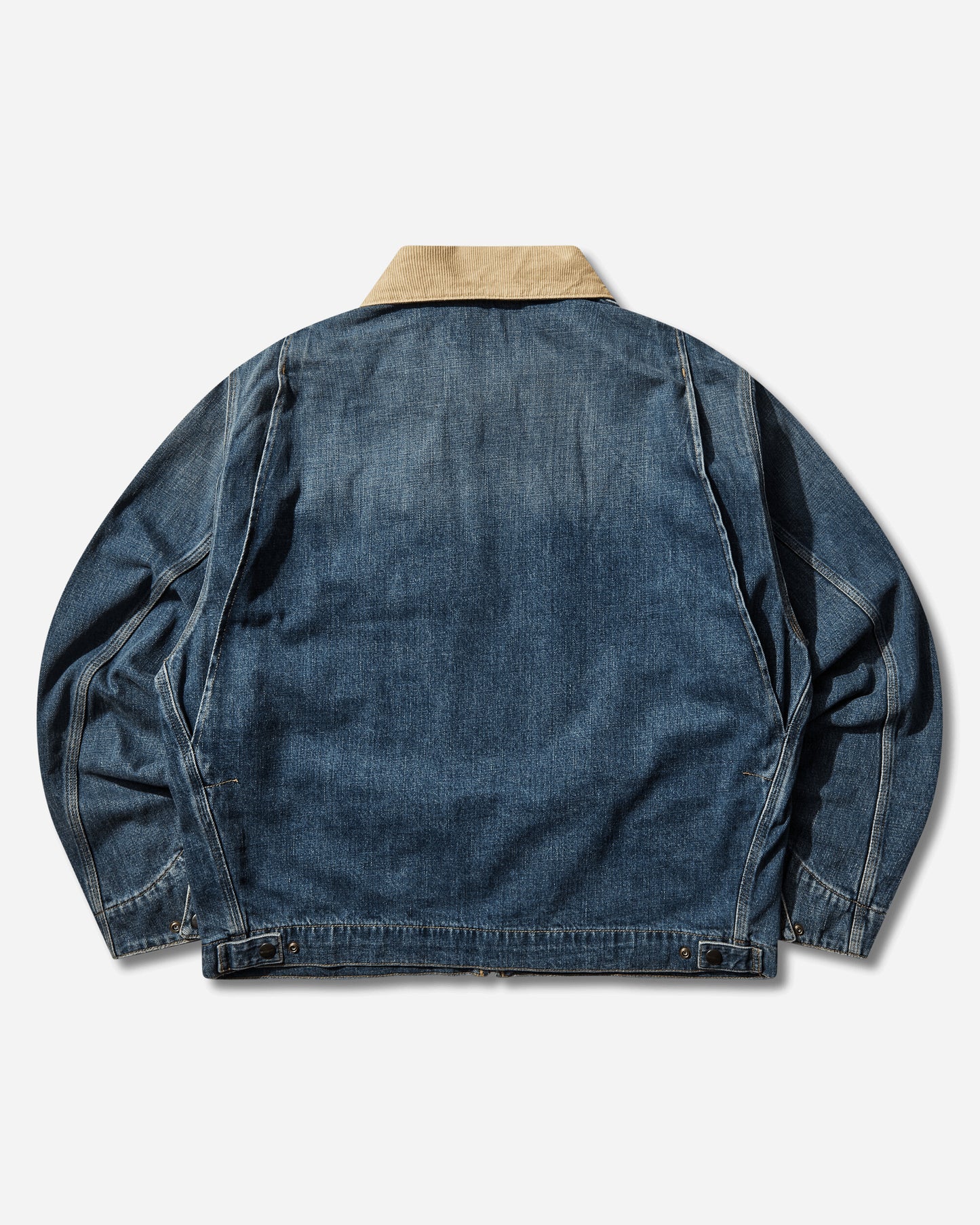 Carhartt WIP Og Detroit Jacket Blue/Dusty H Brown Coats and Jackets Jackets I036593 2XN4L