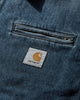 Carhartt WIP Og Detroit Jacket Blue/Dusty H Brown Coats and Jackets Jackets I036593 2XN4L