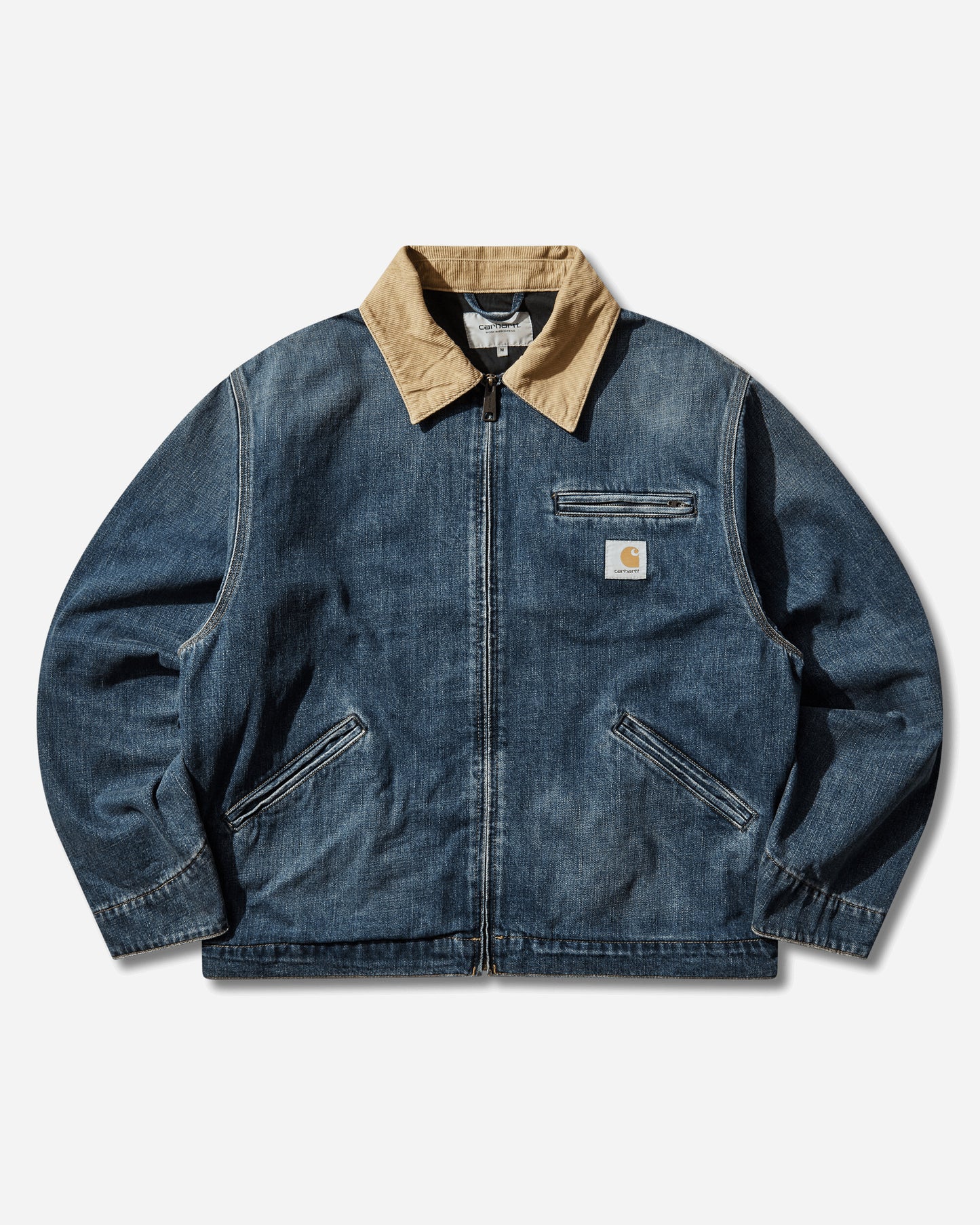 Carhartt WIP Og Detroit Jacket Blue/Dusty H Brown Coats and Jackets Jackets I036593 2XN4L