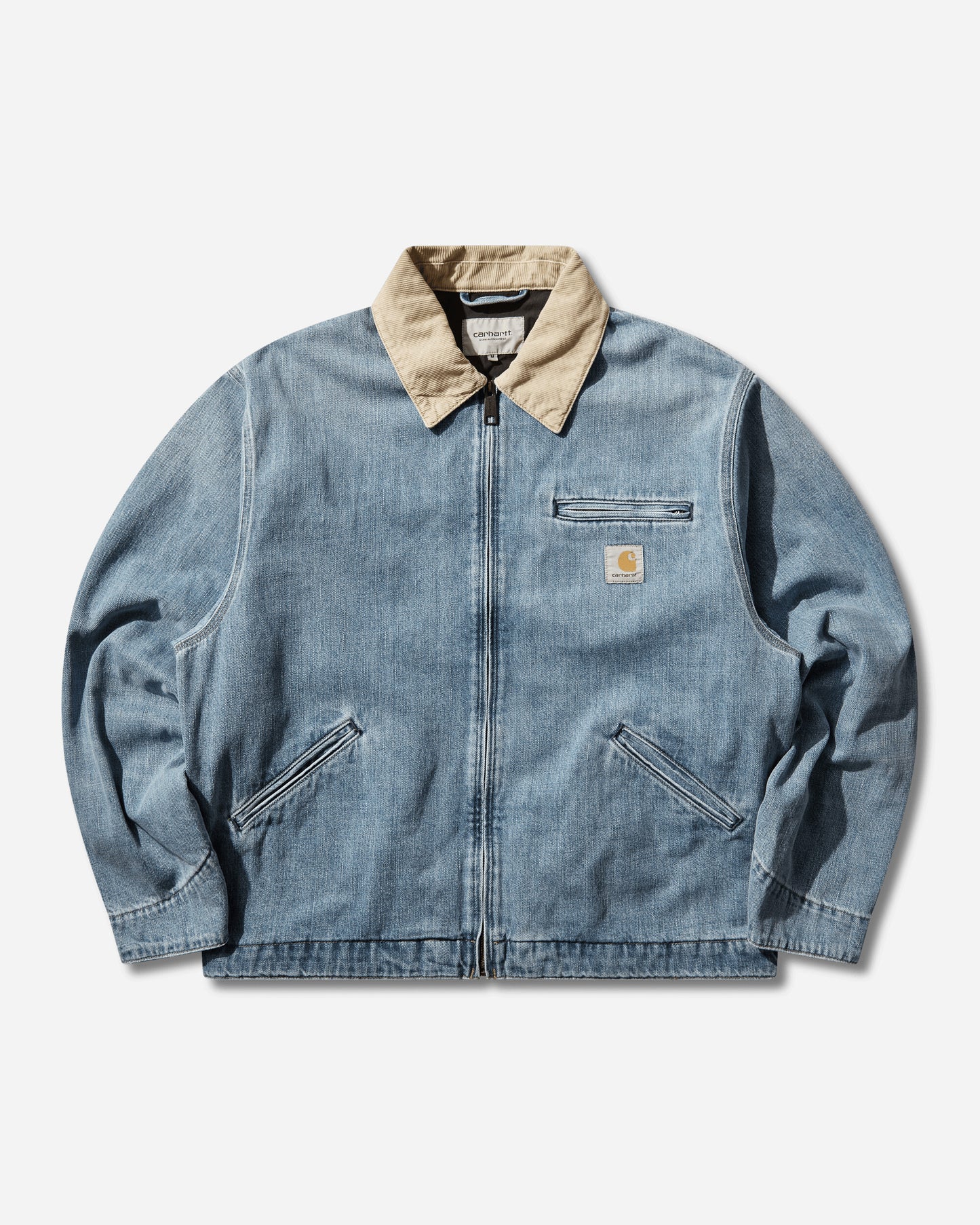 Carhartt WIP Og Detroit Jacket Blue/Dusty H Brown Coats and Jackets Jackets I036593 2XNUR
