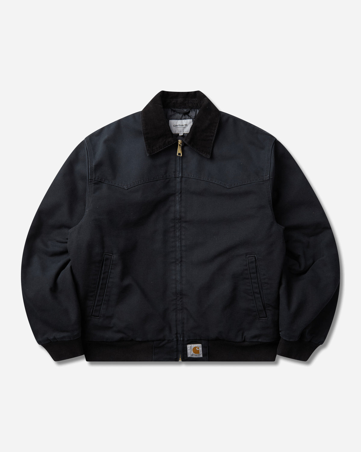Carhartt WIP Og Santa Fe Jacket Black/Black Stone Coats and Jackets Jackets I037056 00E4O