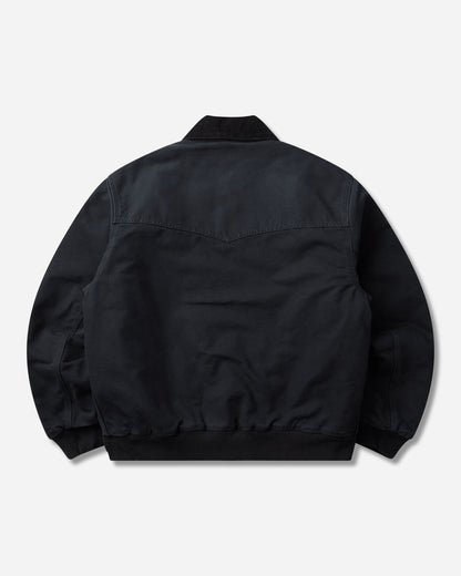 Carhartt WIP Og Santa Fe Jacket Black/Black Stone Coats and Jackets Jackets I037056 00E4O