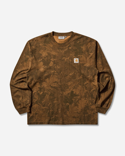 Carhartt WIP L/S Camo Combi T-Shirt Camo Combi/Green/Hamilton Bw T-Shirts Longsleeve I035858 3G1GD