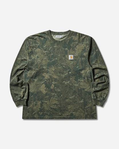 Carhartt WIP L/S Camo Combi T-Shirt Camo Combi/Green/Olive T-Shirts Longsleeve I035858 3G2GD