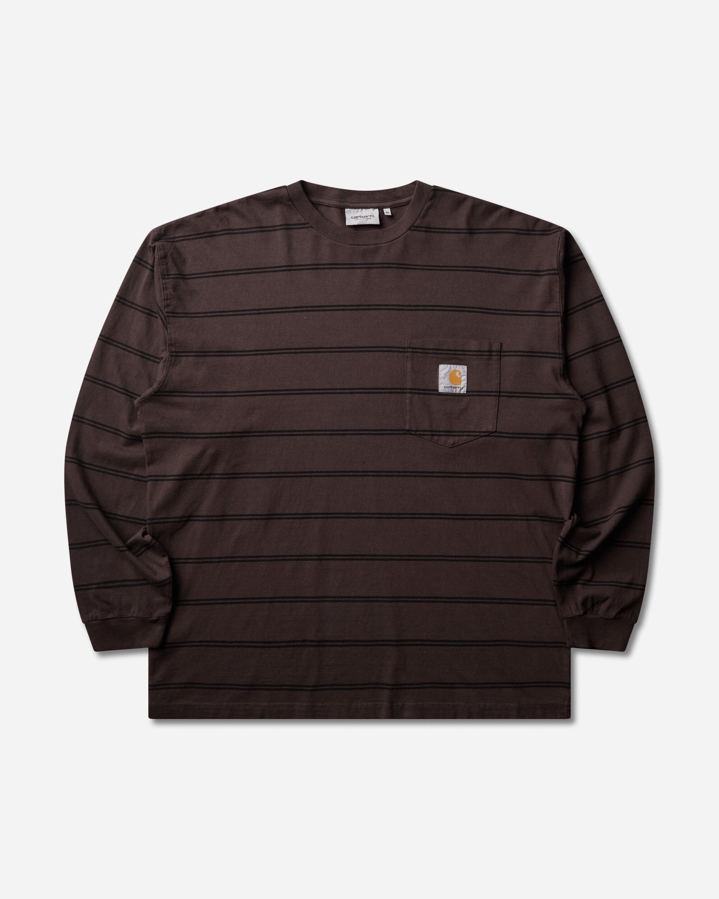 Carhartt WIP L/S Cardona Pocket T-Shirt Cardona Stripe/Natural T-Shirts Longsleeve I037271 3VQGD