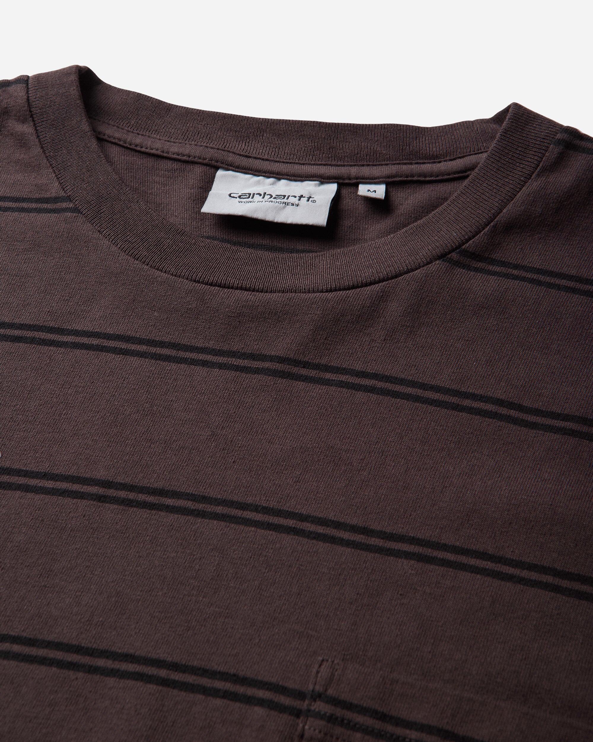 Carhartt WIP L/S Cardona Pocket T-Shirt Cardona Stripe/Natural T-Shirts Longsleeve I037271 3VQGD