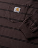 Carhartt WIP L/S Cardona Pocket T-Shirt Cardona Stripe/Natural T-Shirts Longsleeve I037271 3VQGD