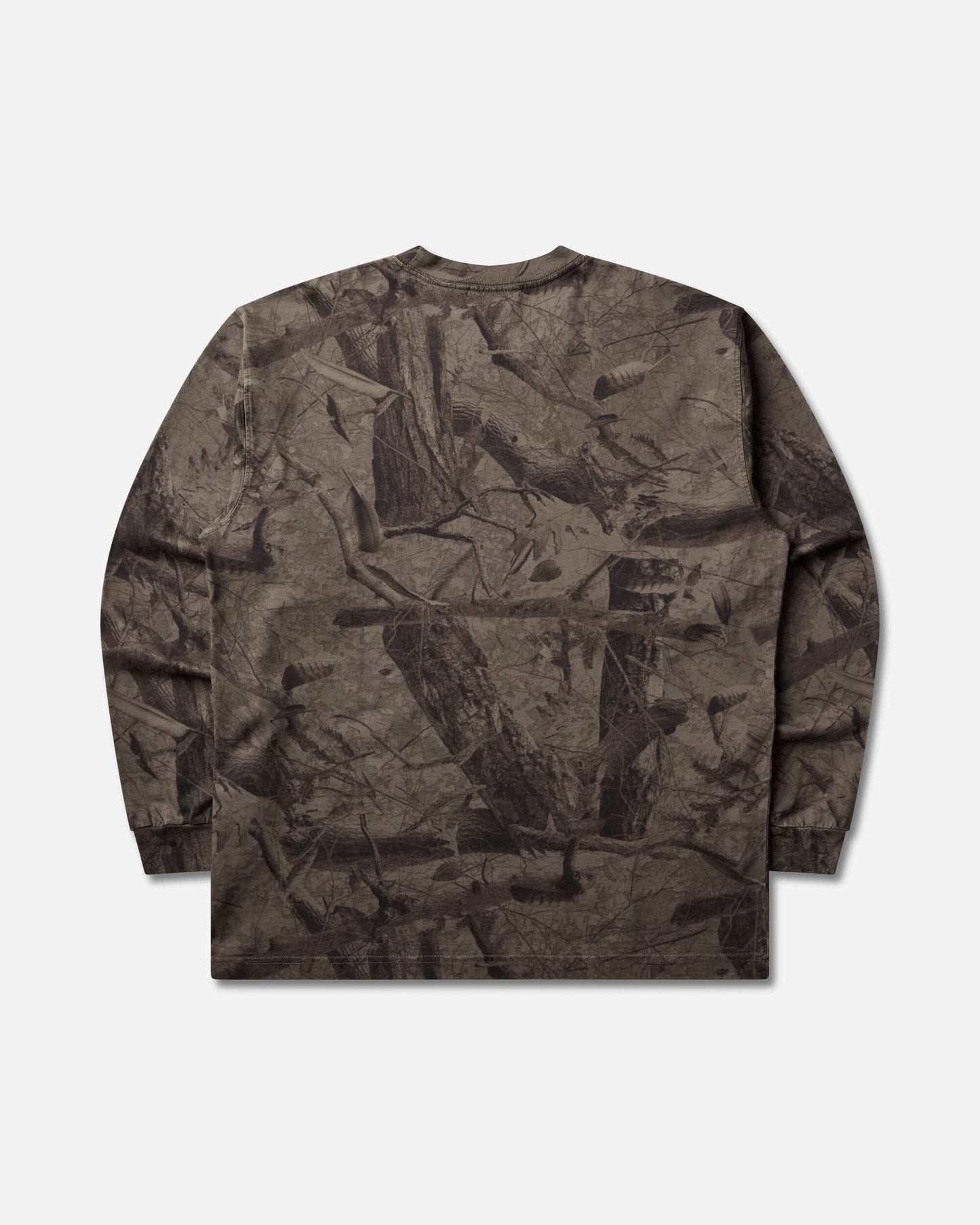 Carhartt WIP L/S Feather Tree T-Shirt Camo Feather Tree/Khaki T-Shirts Longsleeve I037173 3ZQGD