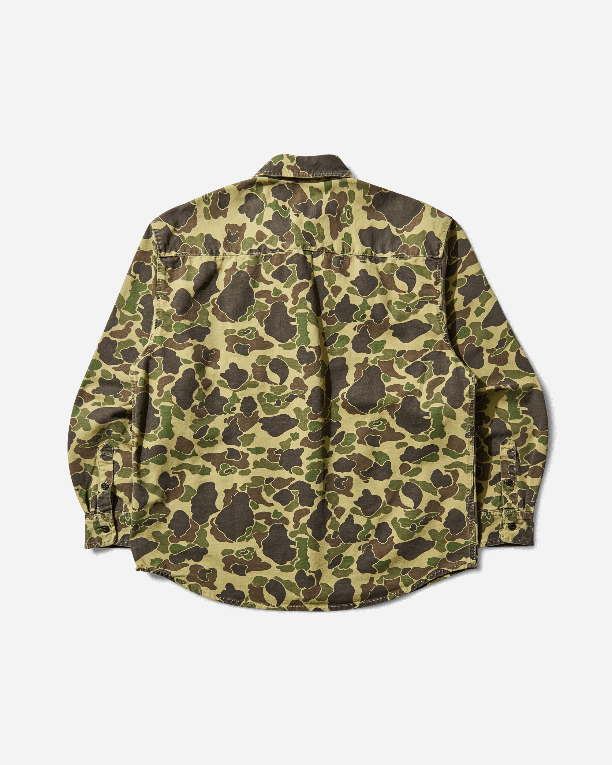 Carhartt WIP L/S Duck Shirt Camo Duck/Green Shirts Longsleeve Shirt I033769 2EQ06