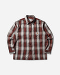 Carhartt WIP Ls Harlin Shirt Harlin Check/Chili Pepper Shirts Longsleeve Shirt I035954 3I2XX