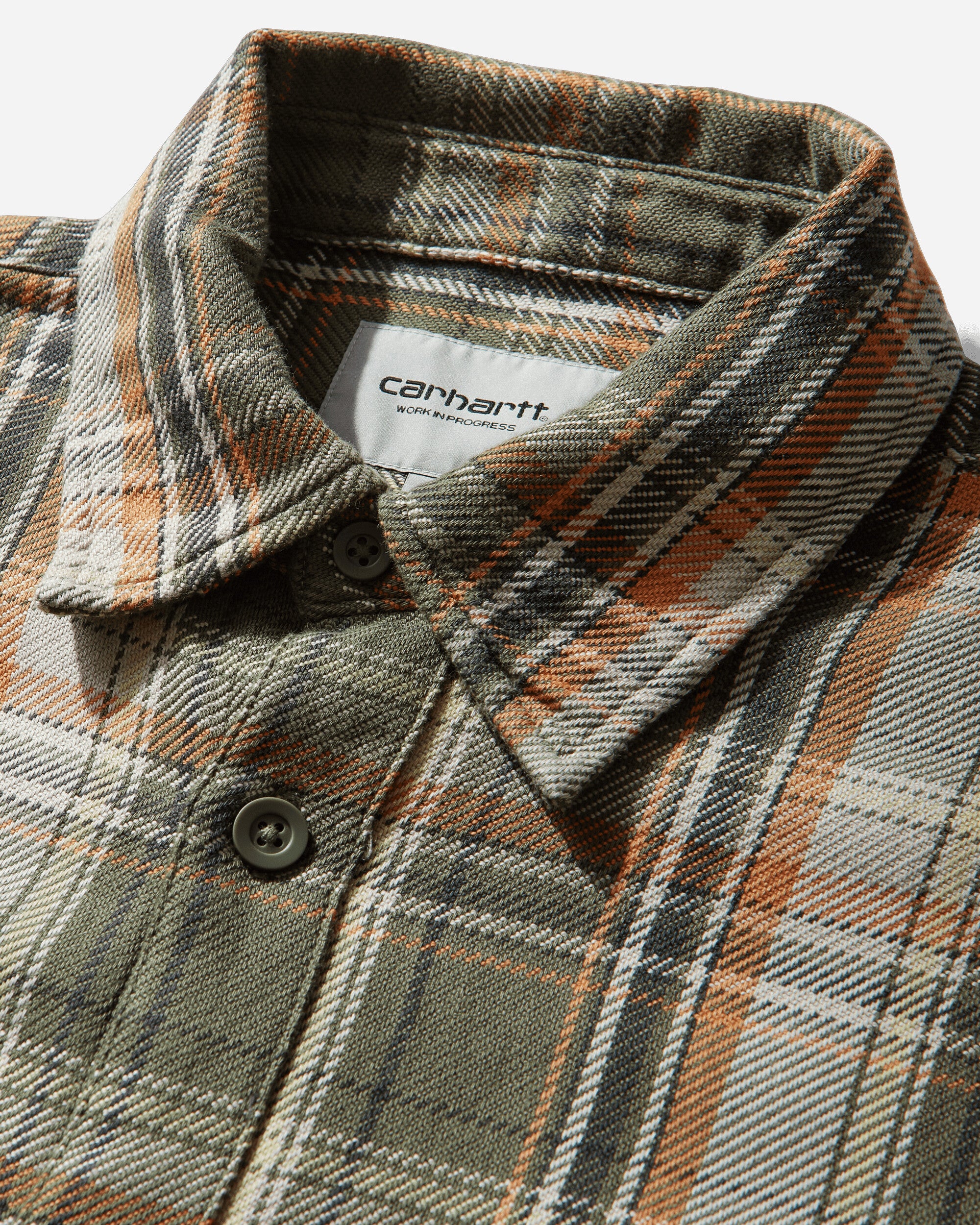 Carhartt WIP Ls Tunick Shirt Tunick Check/Dollar Green Shirts Longsleeve Shirt I036192 3PKXX