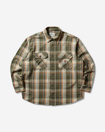 Carhartt WIP Ls Tunick Shirt Tunick Check/Dollar Green Shirts Longsleeve Shirt I036192 3PKXX