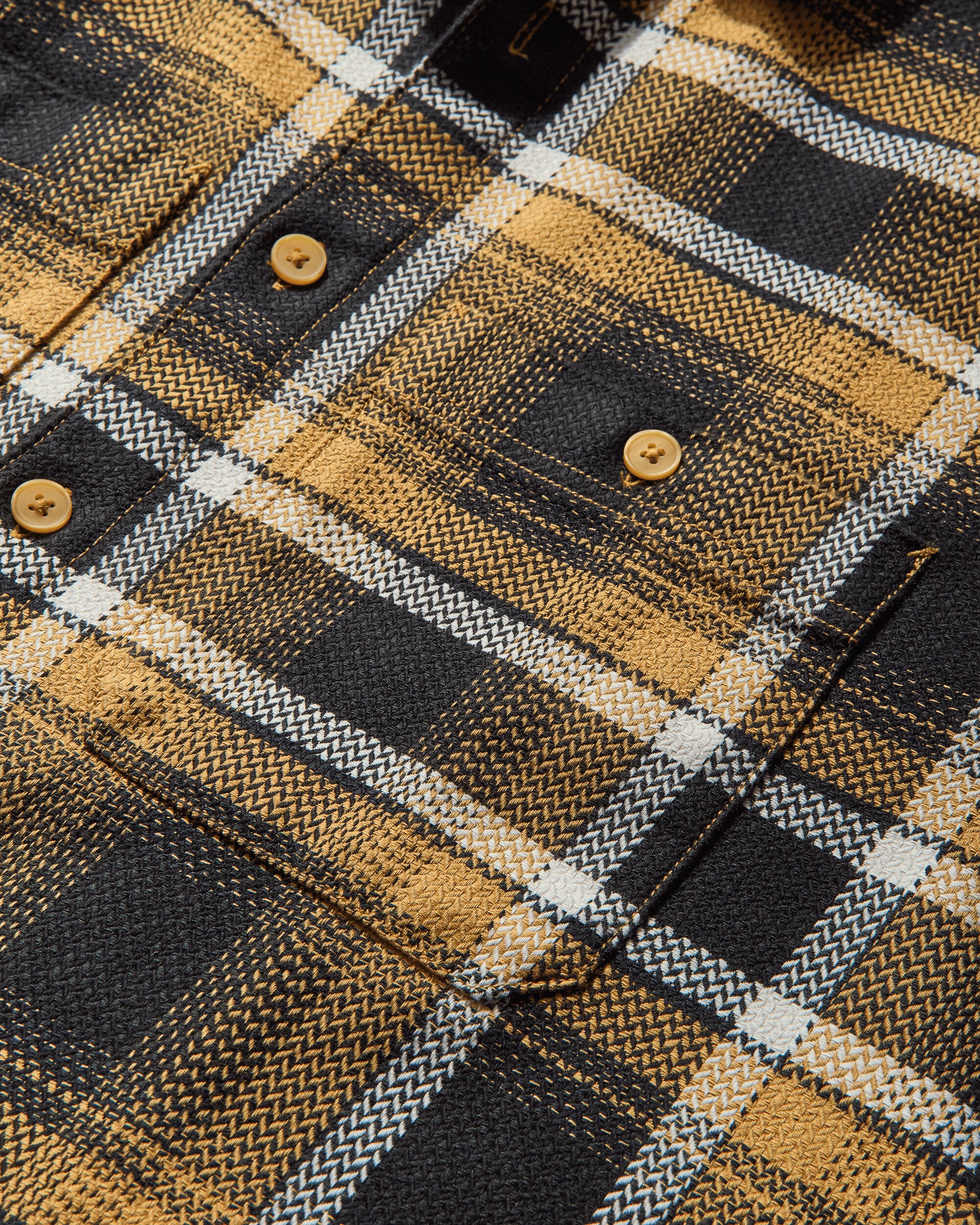 Carhartt WIP L/S Vaughn Shirt Vaughn Check/Dijon Shirts Longsleeve Shirt I035325 35UXX