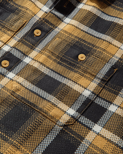 Carhartt WIP L/S Vaughn Shirt Vaughn Check/Dijon Shirts Longsleeve Shirt I035325 35UXX