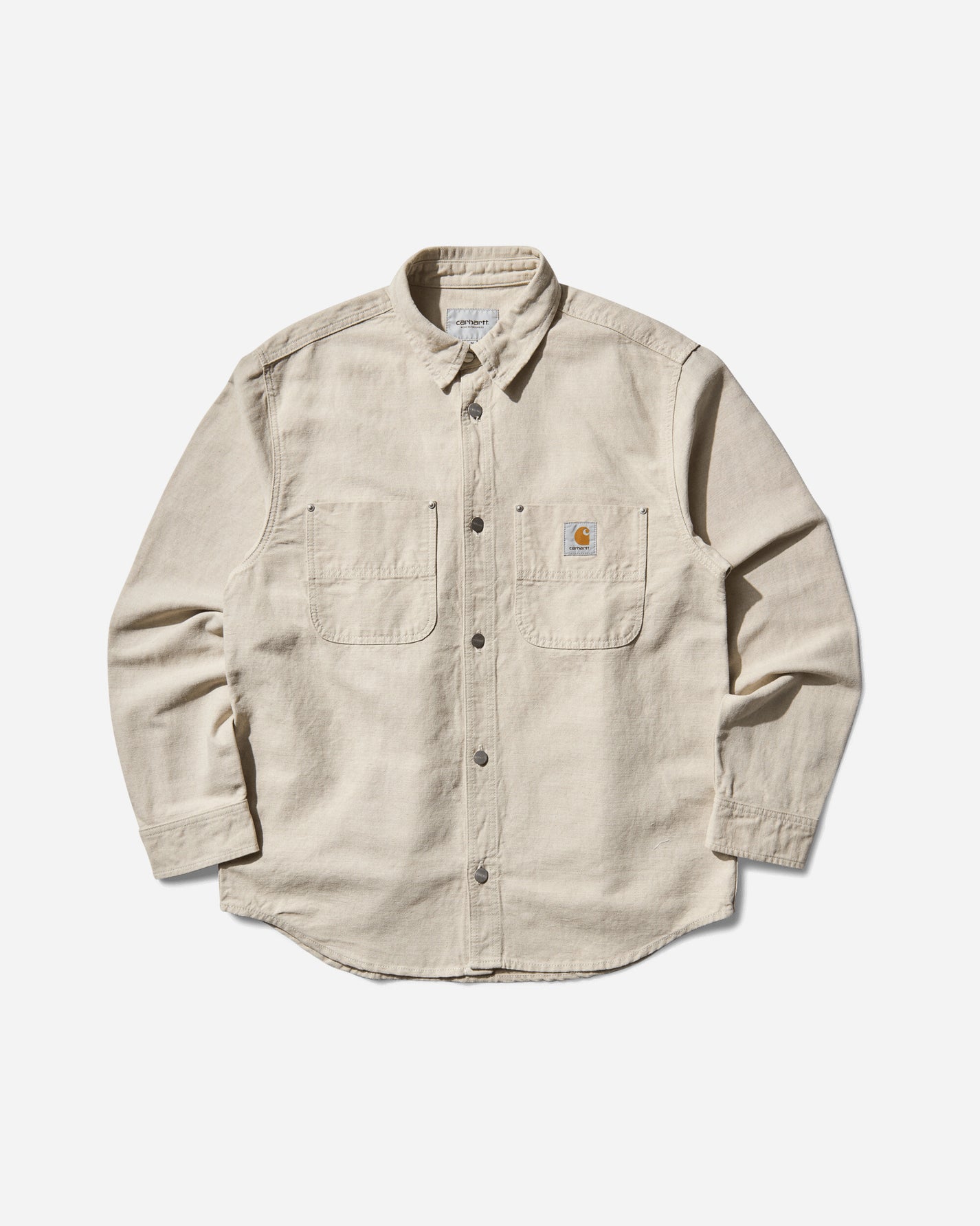 Carhartt WIP Walter Shirt Jac Natural Shirts Longsleeve Shirt I033578 0502