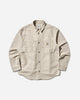 Carhartt WIP Walter Shirt Jac Natural Shirts Longsleeve Shirt I033578 0502