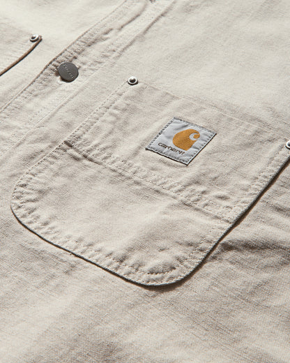 Carhartt WIP Walter Shirt Jac Natural Shirts Longsleeve Shirt I033578 0502