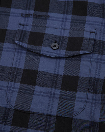 Carhartt WIP Cobrin Shirt Jac Cobrin Check/Blue Shirts Overshirt I037129 3UPXX