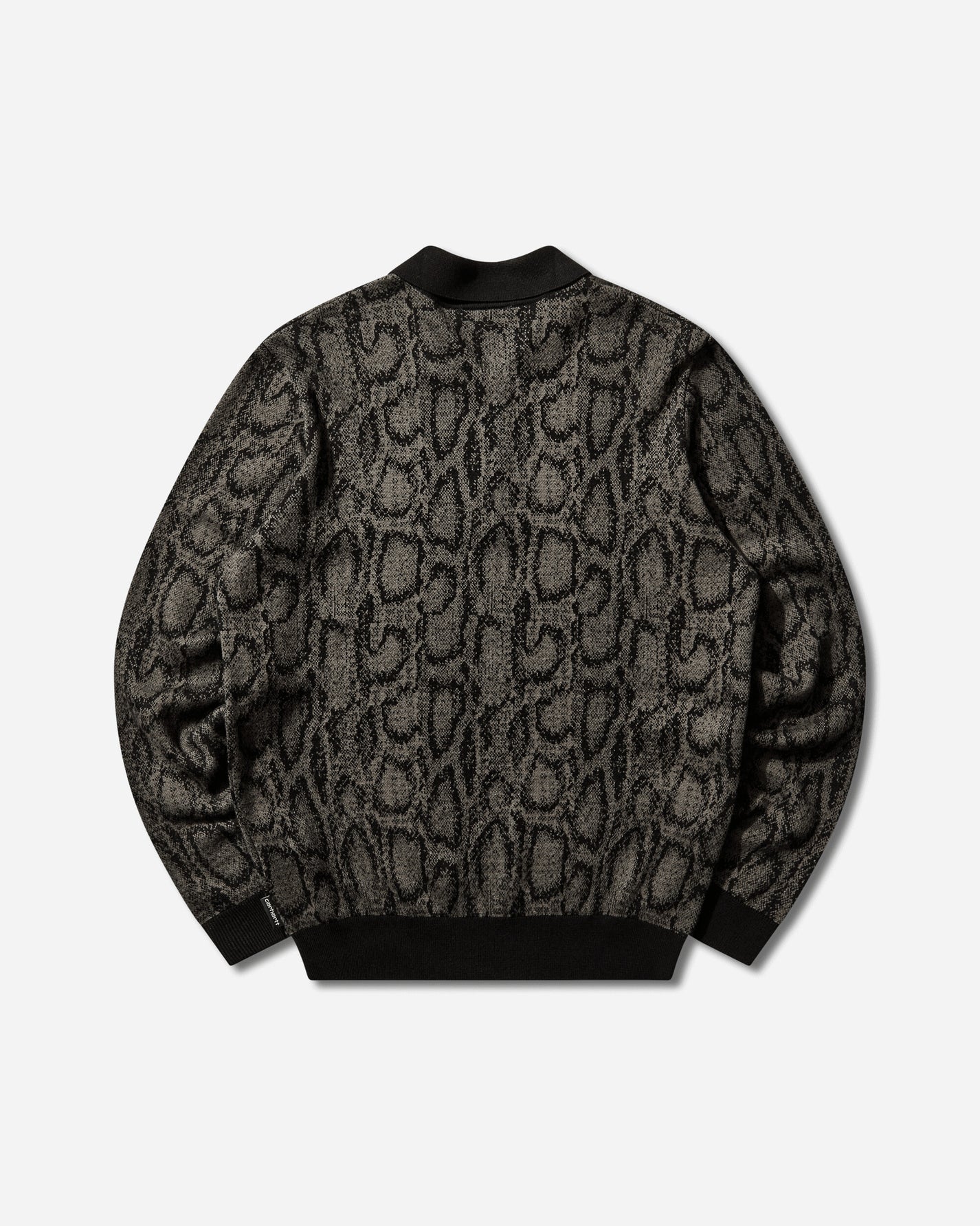 Carhartt WIP Ls Snake Polo Snake Camo Jacquard/Leaf T-Shirts Polo I036170 3QLXX