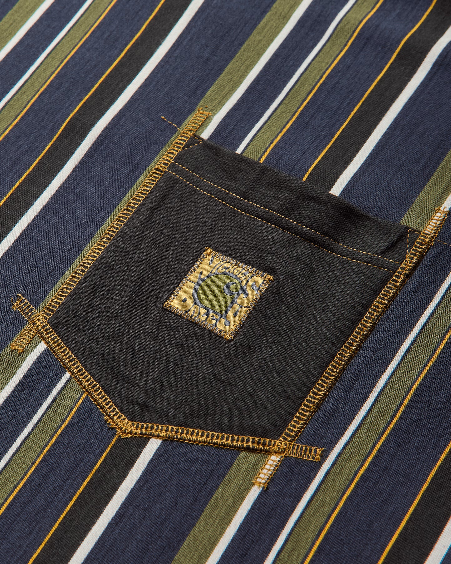 Carhartt WIP Nicholas Daley Stripes T-Shirt ND Stripes/Blue T-Shirts Shortsleeve I035274 2YXXX