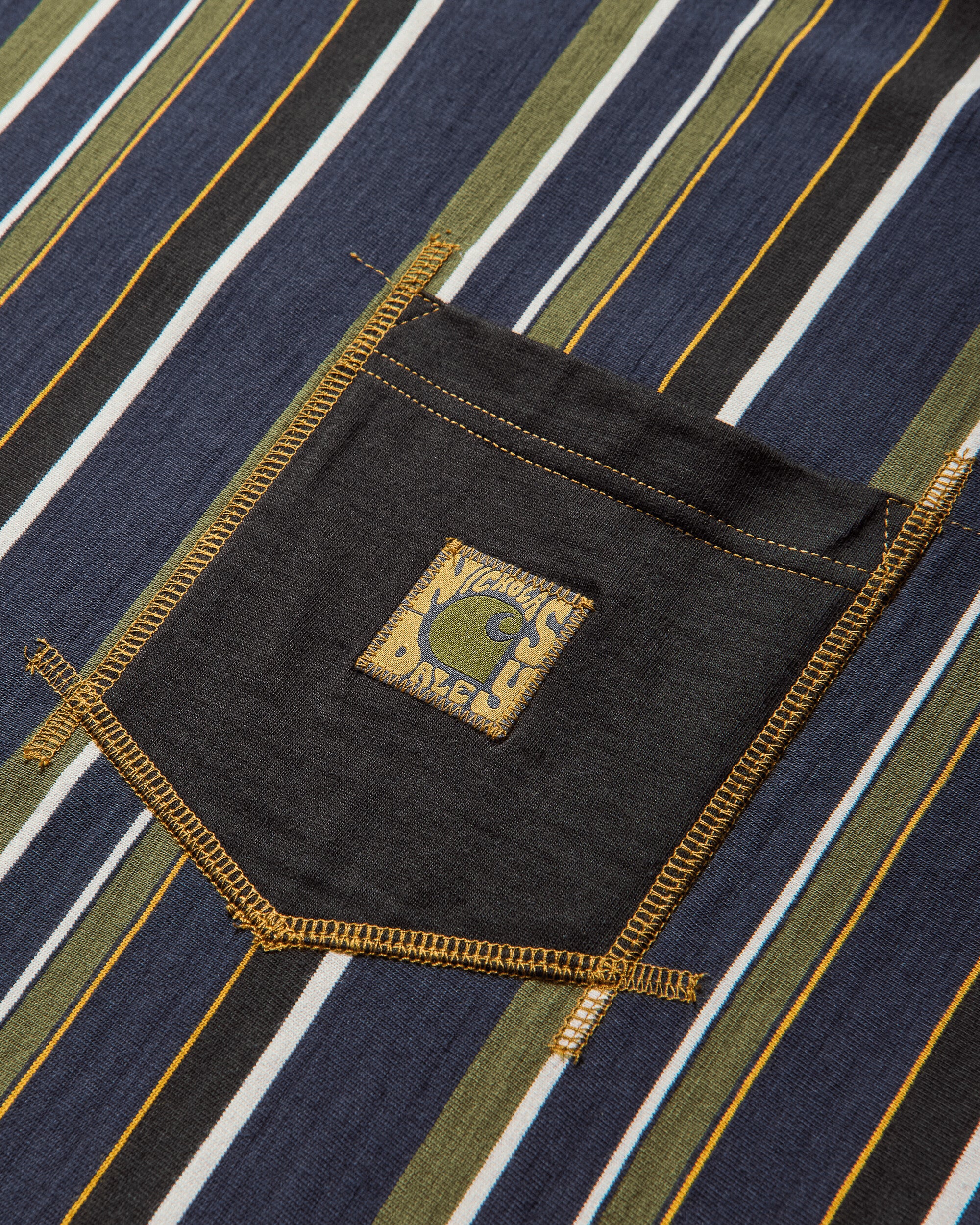 Carhartt WIP Nicholas Daley Stripes T-Shirt ND Stripes/Blue T-Shirts Shortsleeve I035274 2YXXX