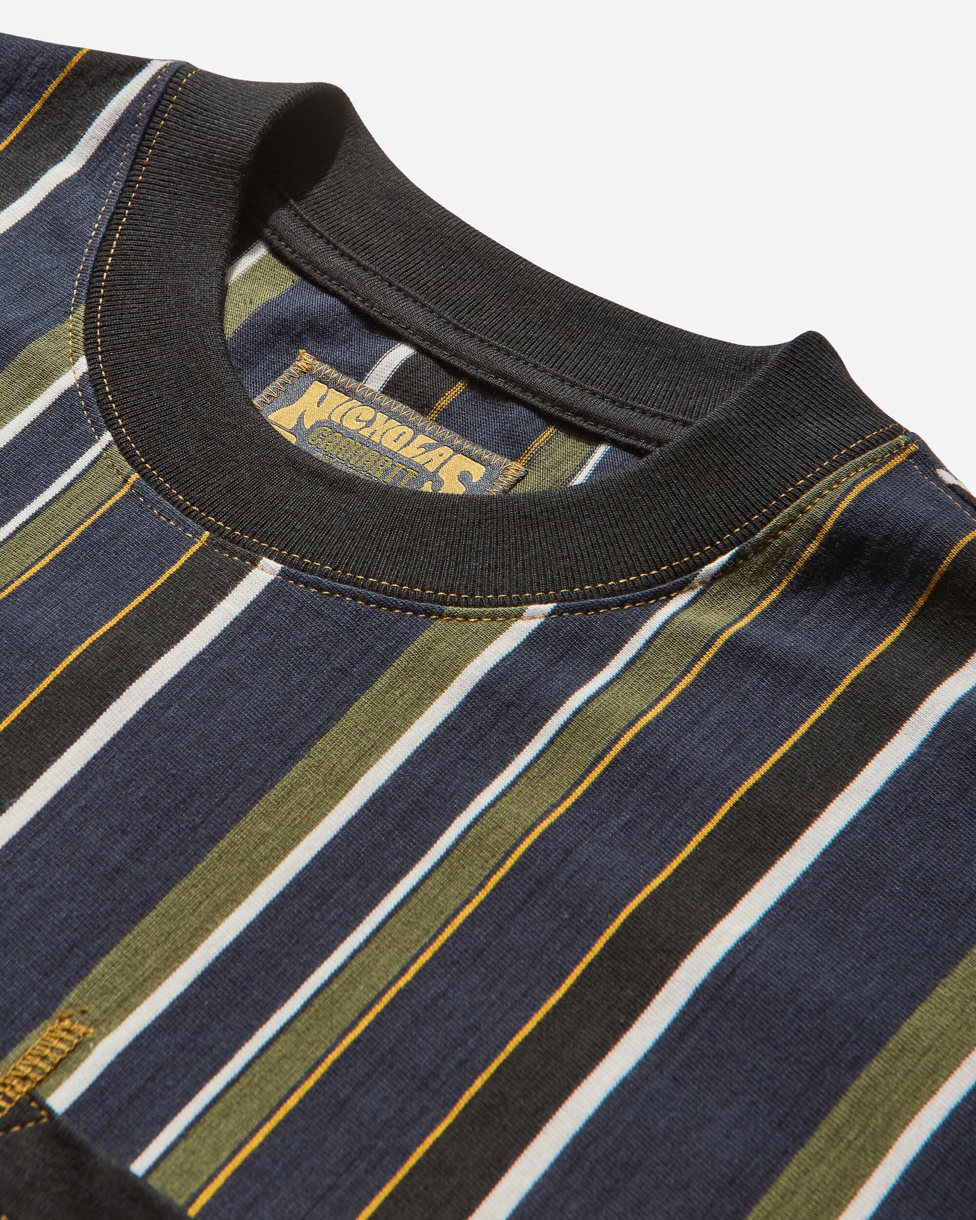 Carhartt WIP Nicholas Daley Stripes T-Shirt ND Stripes/Blue T-Shirts Shortsleeve I035274 2YXXX