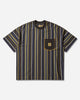 Carhartt WIP Nicholas Daley Stripes T-Shirt ND Stripes/Blue T-Shirts Shortsleeve I035274 2YXXX