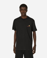 Carhartt WIP S/S American Script T-Shirt Black T-Shirts Shortsleeve I029956 89XX