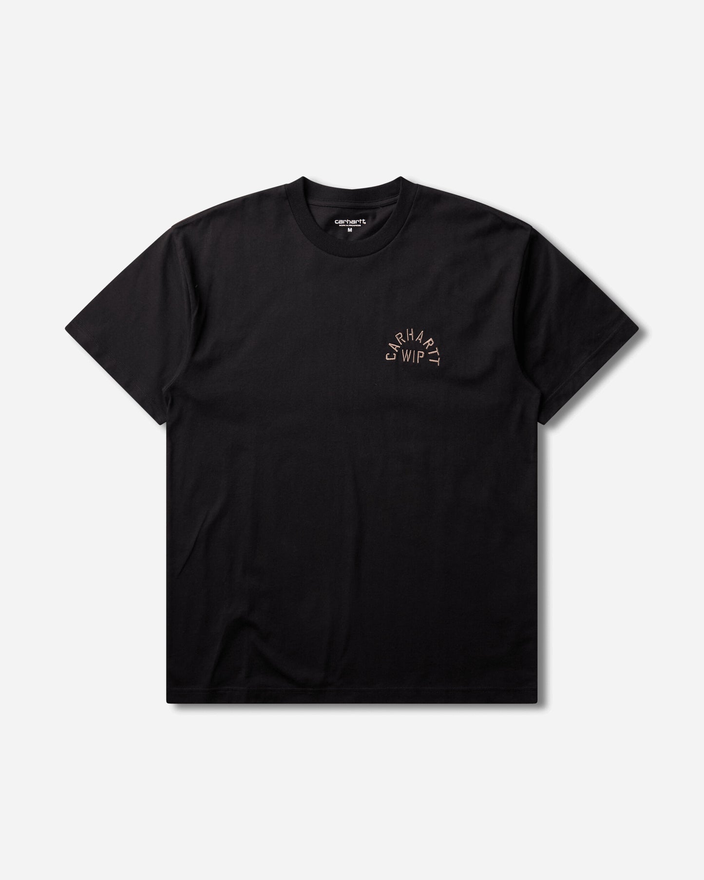 Carhartt WIP S/S Arch Script T-Shirt Black/WIP H Brown T-Shirts Shortsleeve I037255 3ZGXX