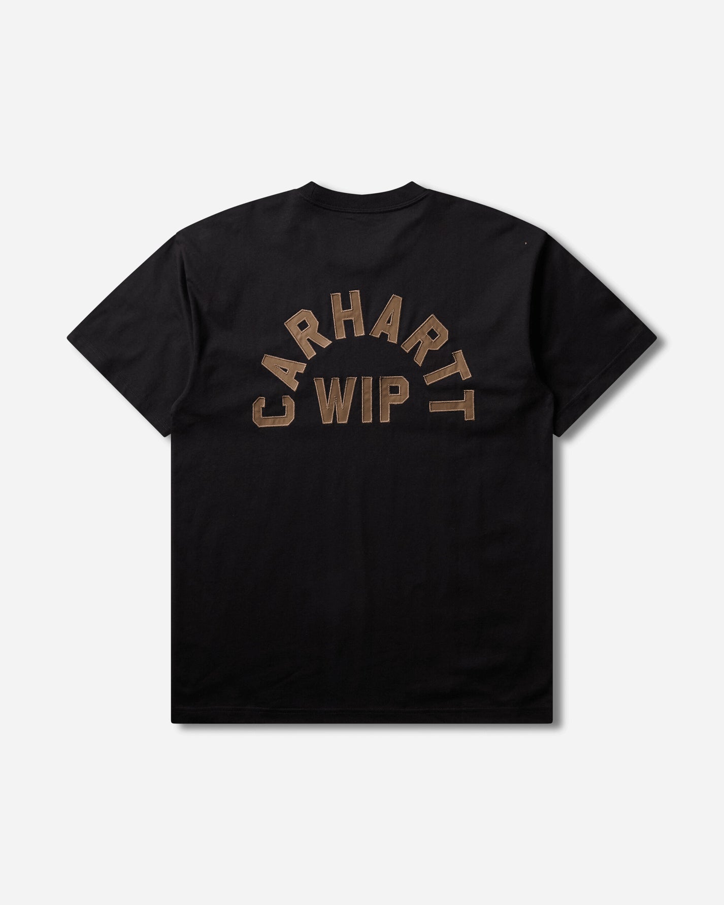 Carhartt WIP S/S Arch Script T-Shirt Black/WIP H Brown T-Shirts Shortsleeve I037255 3ZGXX