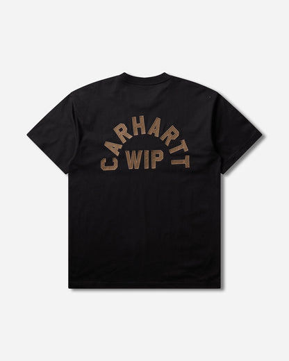 Carhartt WIP S/S Arch Script T-Shirt Black/WIP H Brown T-Shirts Shortsleeve I037255 3ZGXX