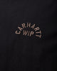 Carhartt WIP S/S Arch Script T-Shirt Black/WIP H Brown T-Shirts Shortsleeve I037255 3ZGXX