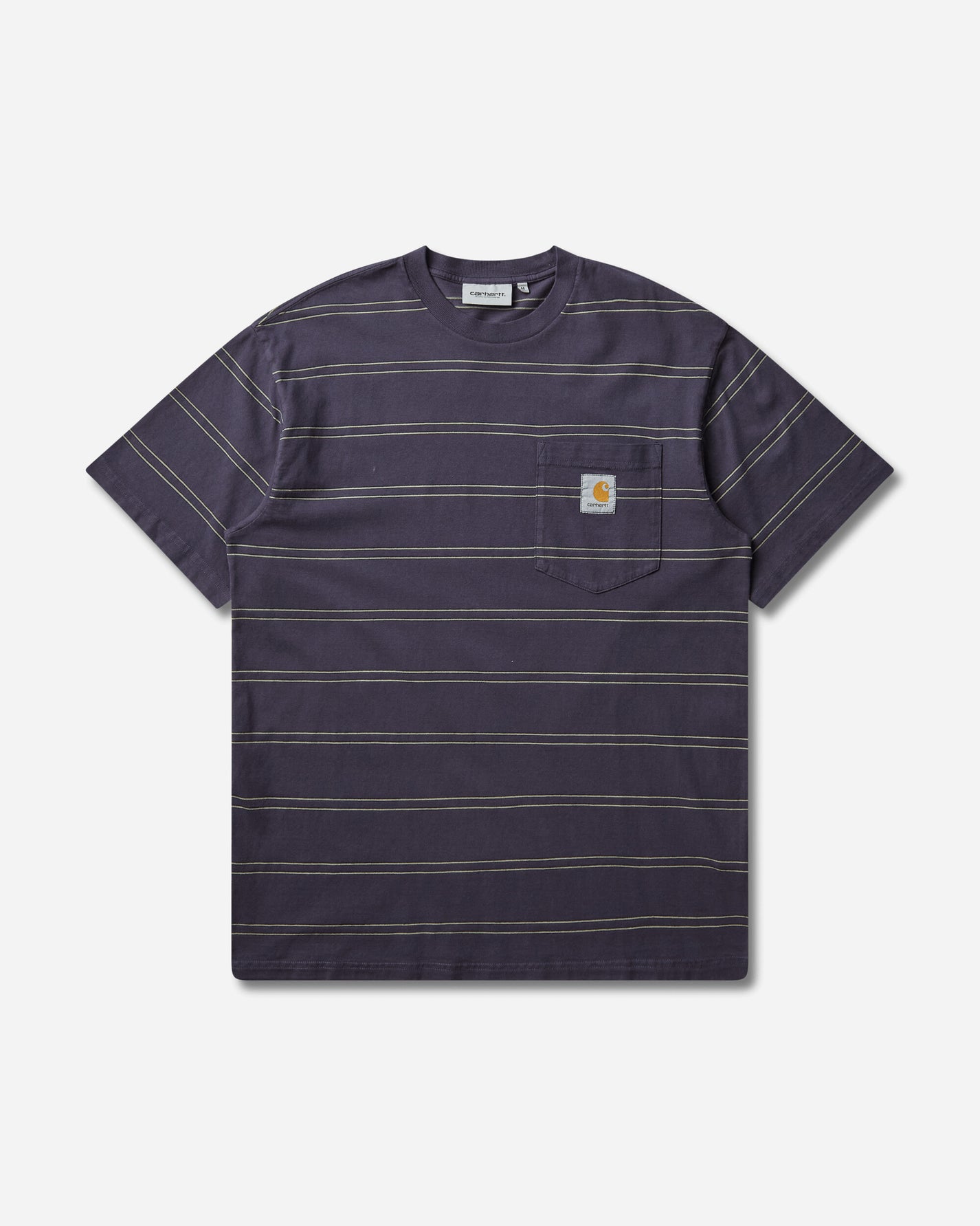 Carhartt WIP S/S Bert Pocket T-Shirt Bert Stripe/Shady Purple T-Shirts Shortsleeve I036855 3SHGD