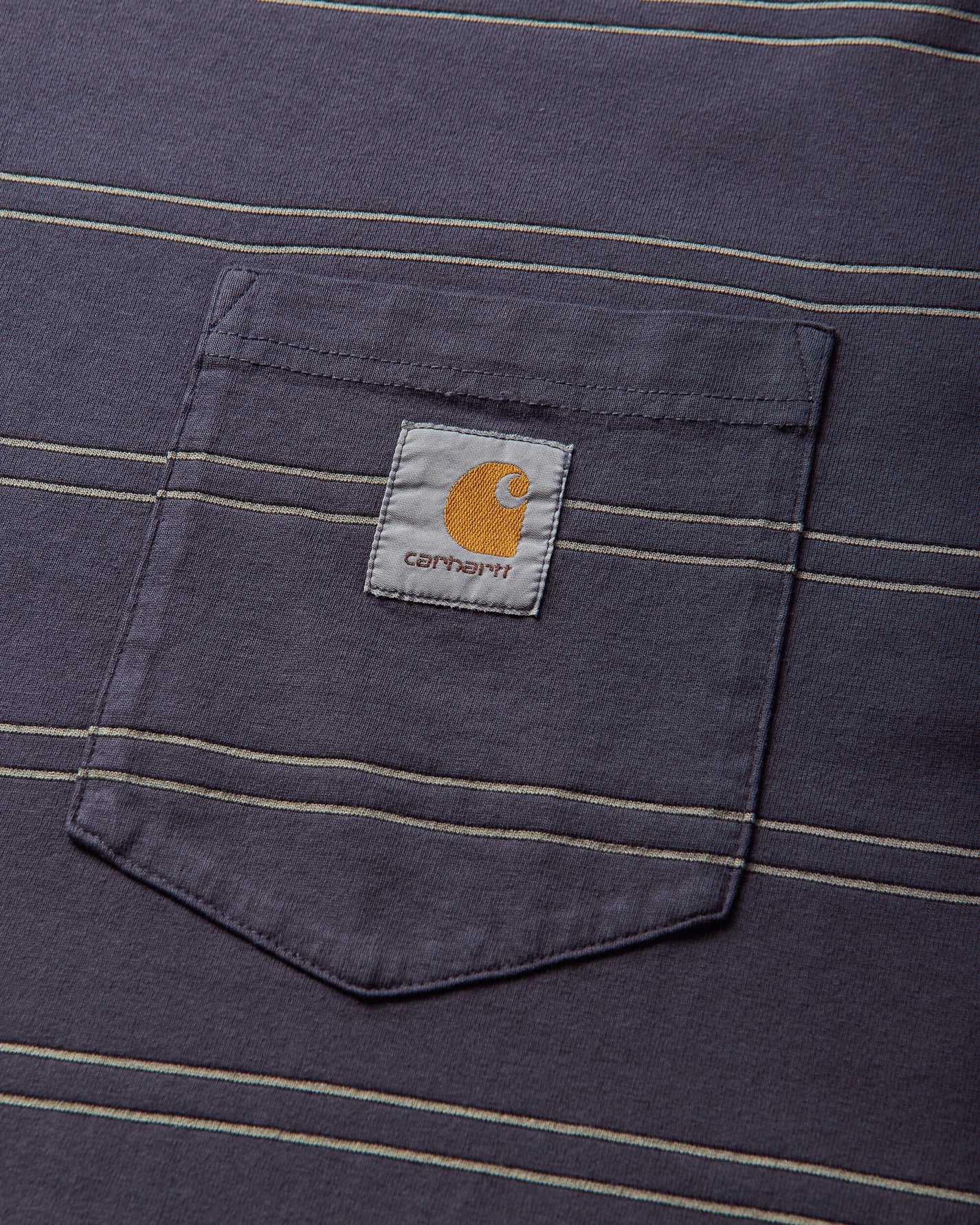 Carhartt WIP S/S Bert Pocket T-Shirt Bert Stripe/Shady Purple T-Shirts Shortsleeve I036855 3SHGD