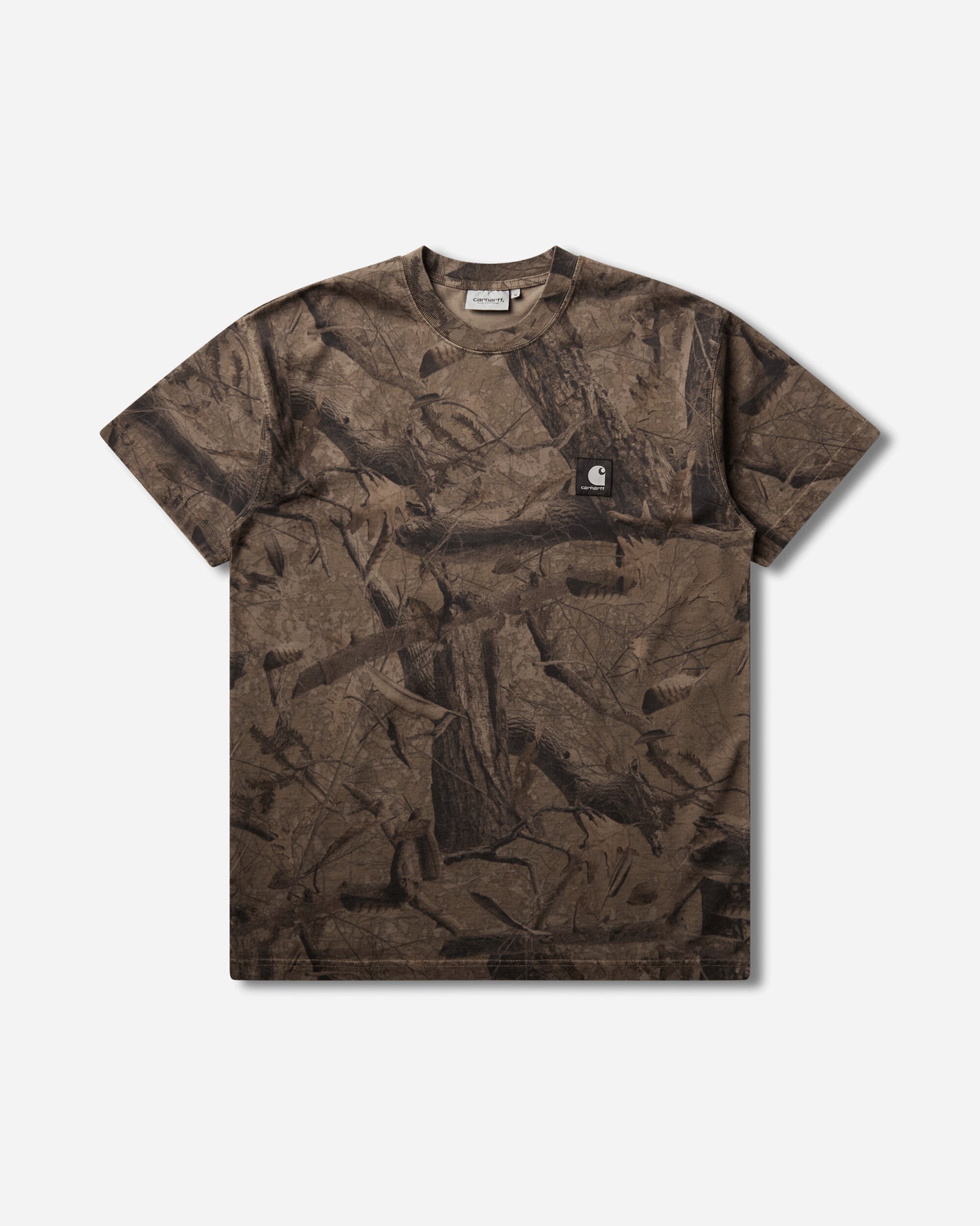 Carhartt WIP S/S Feather Tree T-Shirt Camo Feather Tree/Khaki T-Shirts Shortsleeve I037168 3ZQGD