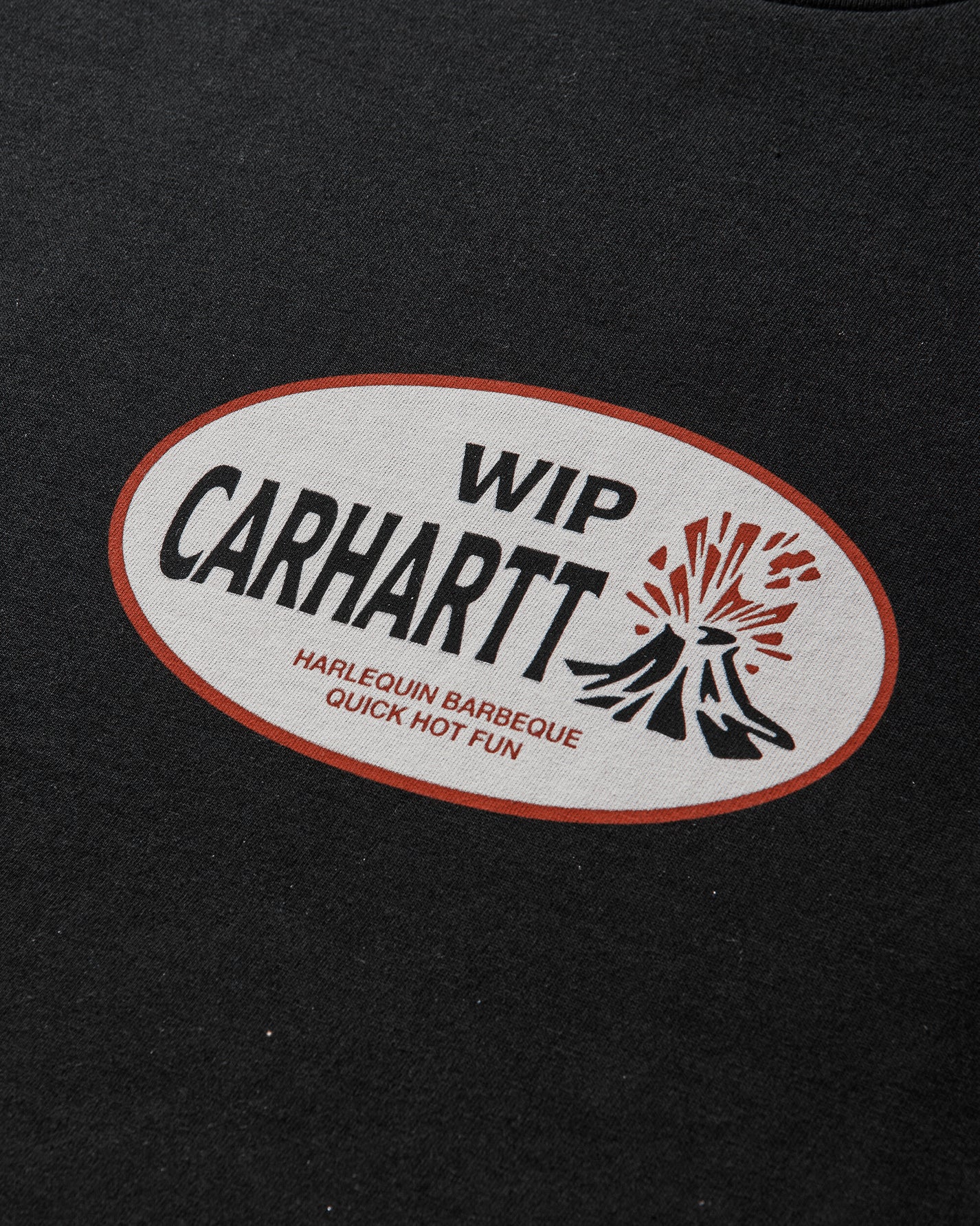 Carhartt WIP Ss Harlequin Bbq T Shirt Black T-Shirts Shortsleeve I036245 89XX