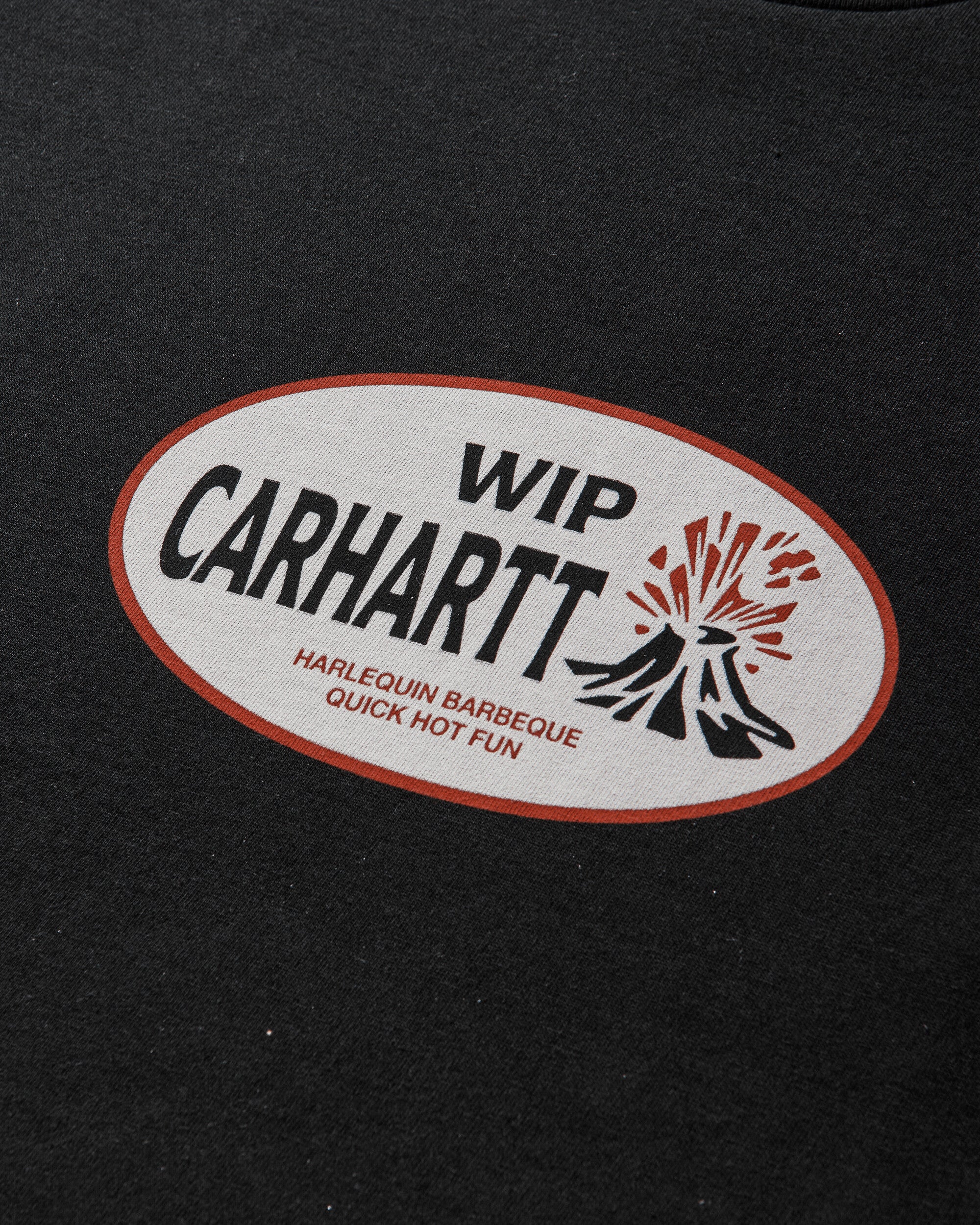 Carhartt WIP Ss Harlequin Bbq T Shirt Black T-Shirts Shortsleeve I036245 89XX