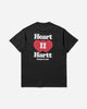 Carhartt WIP S/S Heart Ii Hartt T-Shirt Black T-Shirts Shortsleeve I035203 89XX