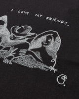 Carhartt WIP SS Pepe Friends T-Shirt Black/White T-Shirts Shortsleeve I033982 0D2XX