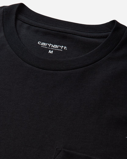 Carhartt WIP S/S Pocket T-Shirt Black T-Shirts Shortsleeve I030434 89XX