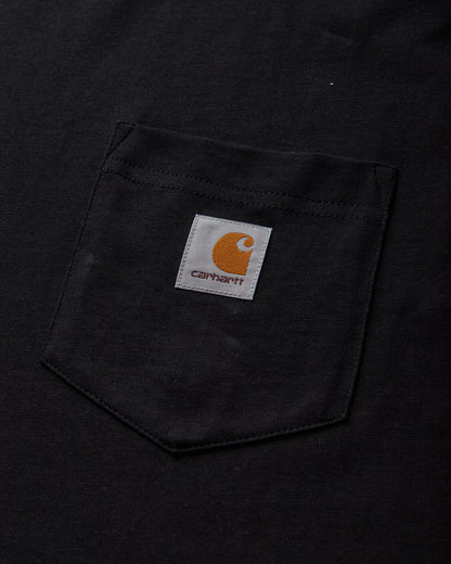 Carhartt WIP S/S Pocket T-Shirt Black T-Shirts Shortsleeve I030434 89XX