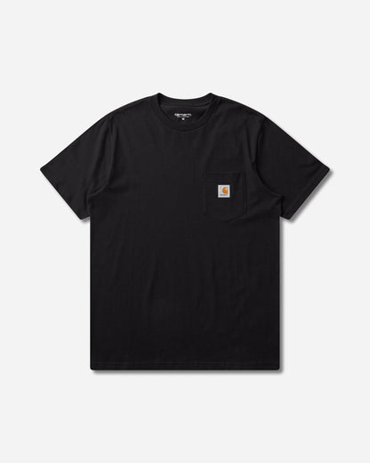 Carhartt WIP S/S Pocket T-Shirt Black T-Shirts Shortsleeve I030434 89XX