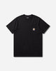Carhartt WIP S/S Pocket T-Shirt Black T-Shirts Shortsleeve I030434 89XX